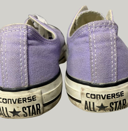 Lilac Converse Chuck Taylor Low Top Sneakers