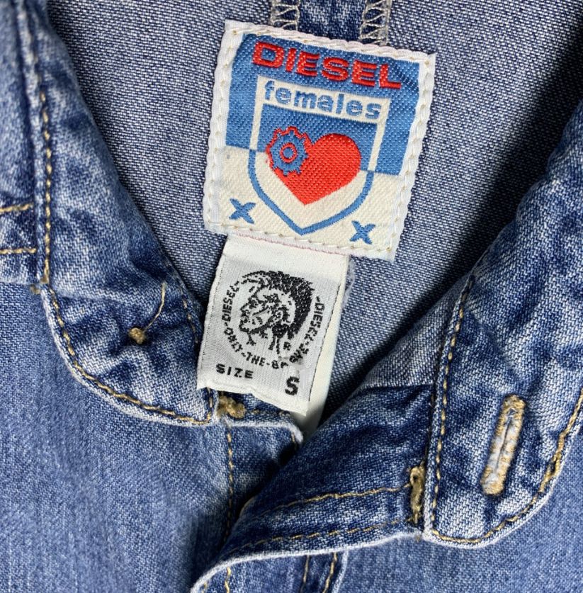 Diesel Women's Blue Denim Shirt