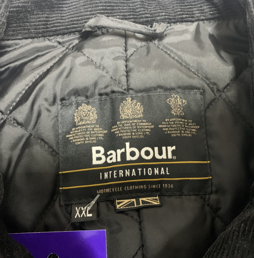 Barbour International Black Waxed Jacket