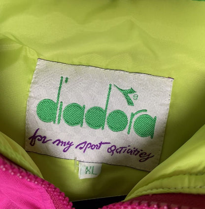 Diadora Neon Color-Block Ski Suit