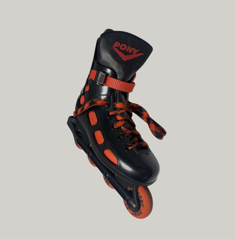 Pony Freeskater II Black & Orange Skates