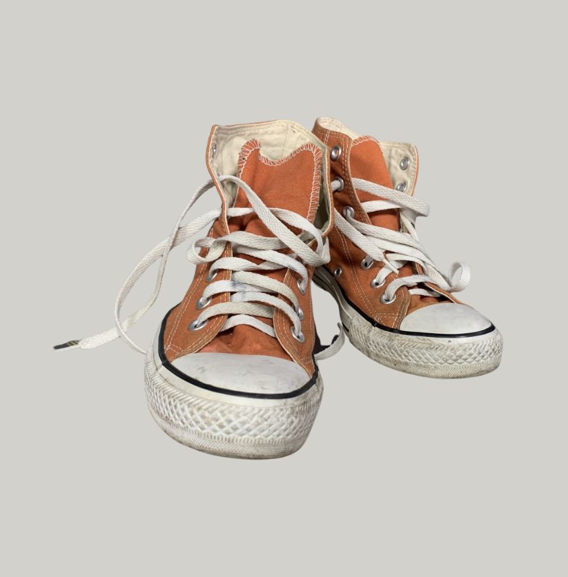 Converse Orange High-Top Sneaker