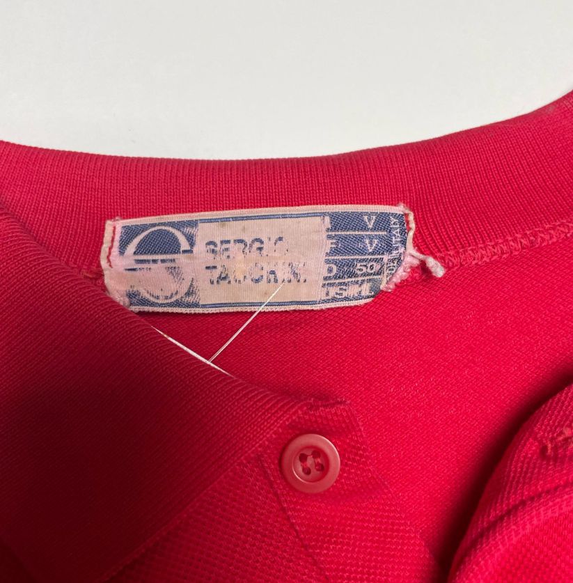 Sergio Tacchini Full Sleeve Solid Red Polo Shirt