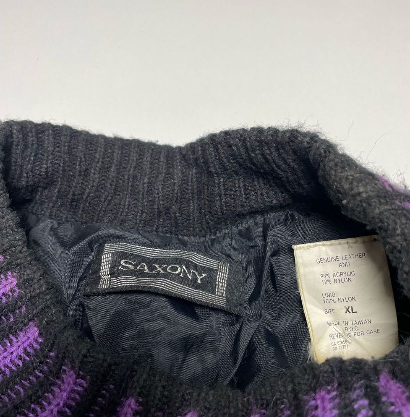 Saxony Leather Jumper