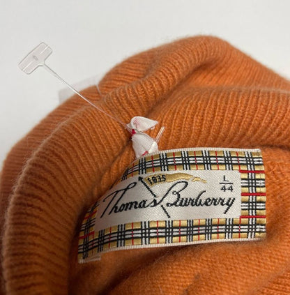 Thomas Burberry Burnt Orange Turtleneck Jumper
