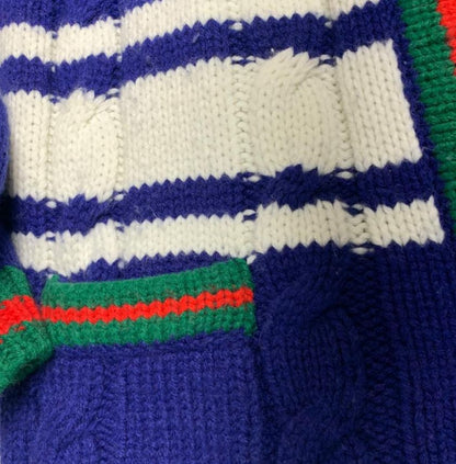 Gucci La Société Angélique Royal Blue Knitted Cardigan