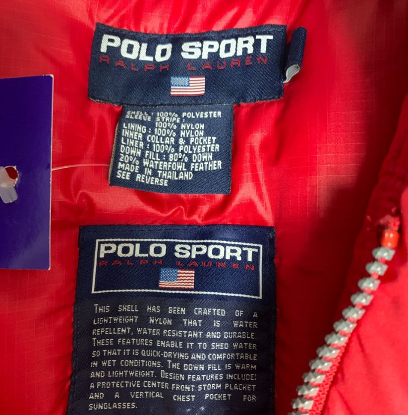 Polo Sport Ralph Lauren Red & Black Puffer Jacket