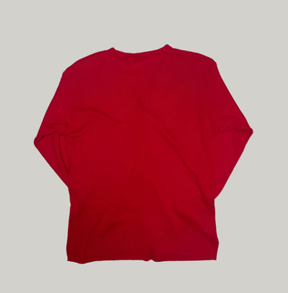 Georgia Studio Disney Donald Duck Embroidered Red Cardigan