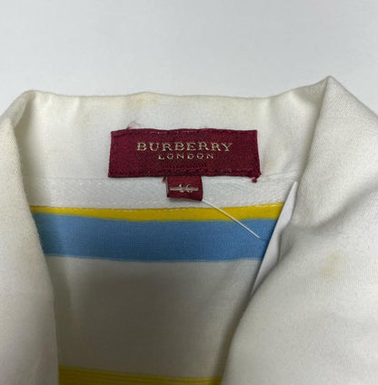 Classic Vintage Style Burberry Polo Shirt