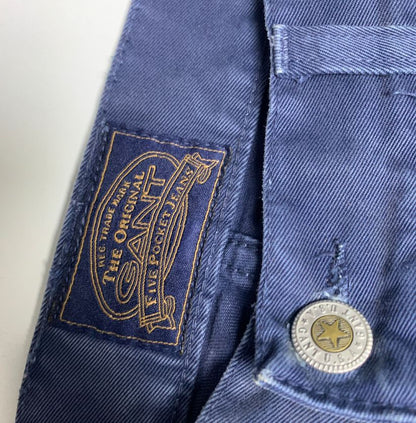 Men's Vintage Gant USA Blue Five Pocket Jeans