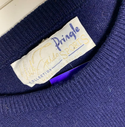 Pringle Sports Golf Themed Vintage Jumper