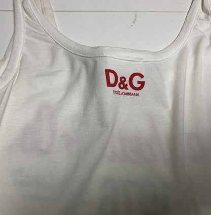 Vintage D&G Denim Skirt & Tank Top Set