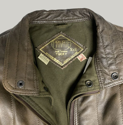 Vintage 90s Private Stock Bomber Jacket