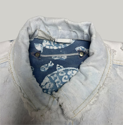 Major Damage Ripped Style Jacket & Jeans Set