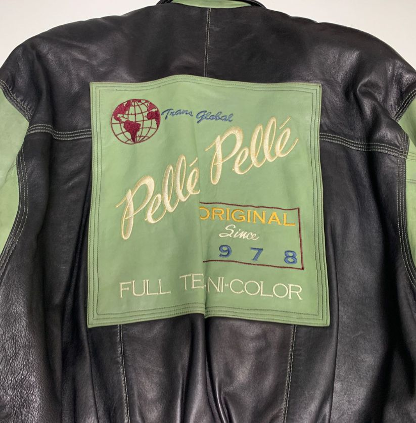 Marc Buchanan Pelle Pelle Leather Bomber Jacket