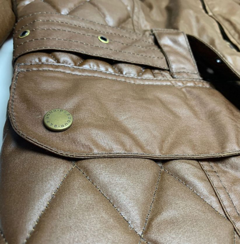Barbour International Quilted Waxed Jacket