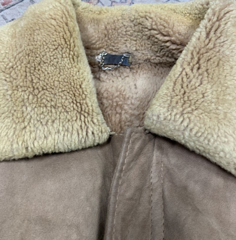 Full Length Tan Sheepskin Coat