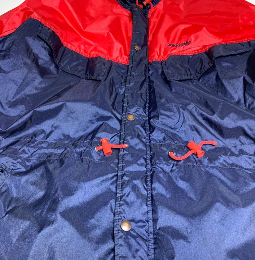 Adidas Vintage Red & Blue Windbreaker Jacket
