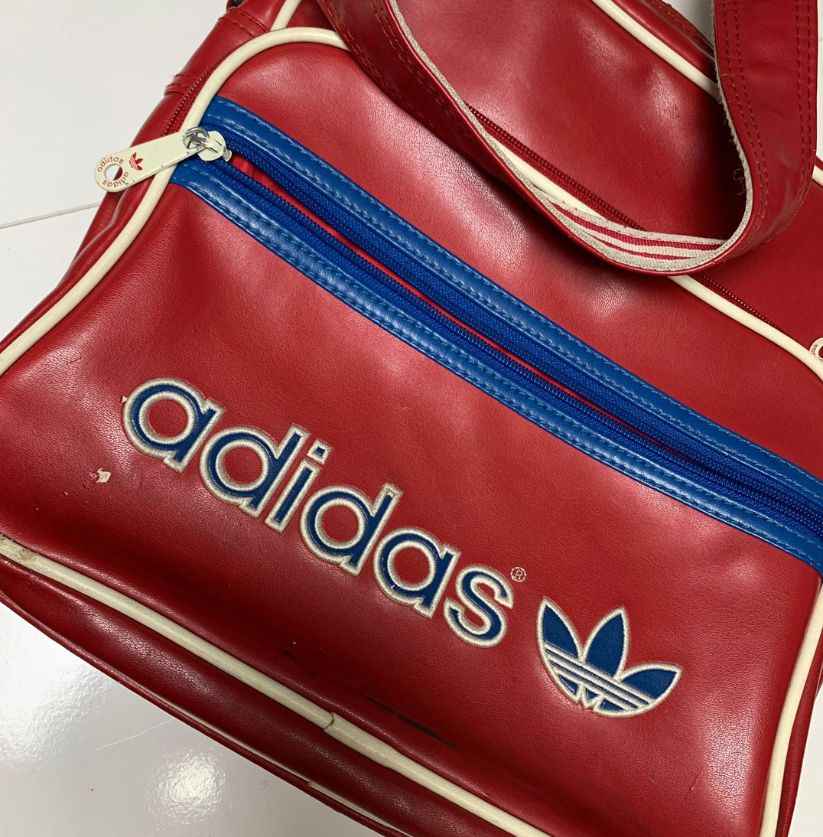 Vintage Adidas Shoulder Bag in Red & Blue