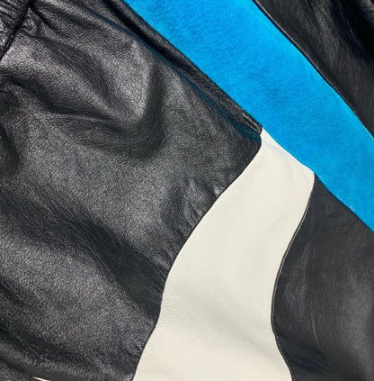 Black Leather Jumper