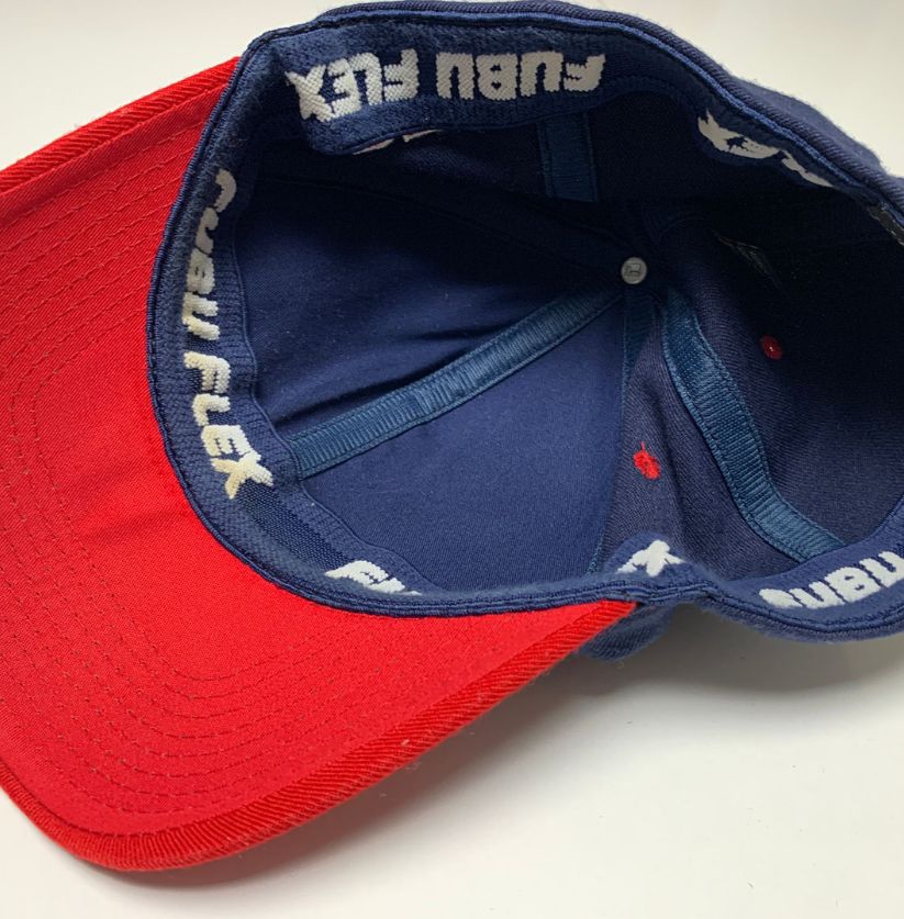 FUBU Navy and Red "The Collection" Flex Baseball Cap
