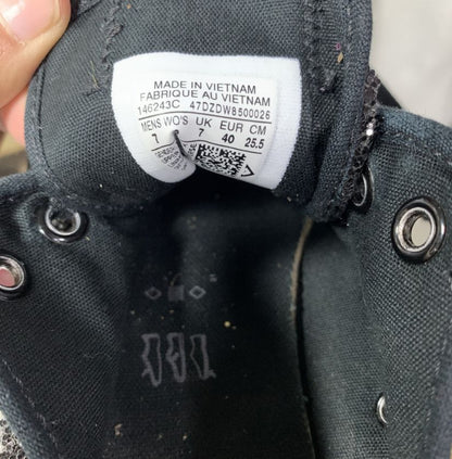 Black Glitter Converse Chuck Taylor All Star Low Top Sneakers