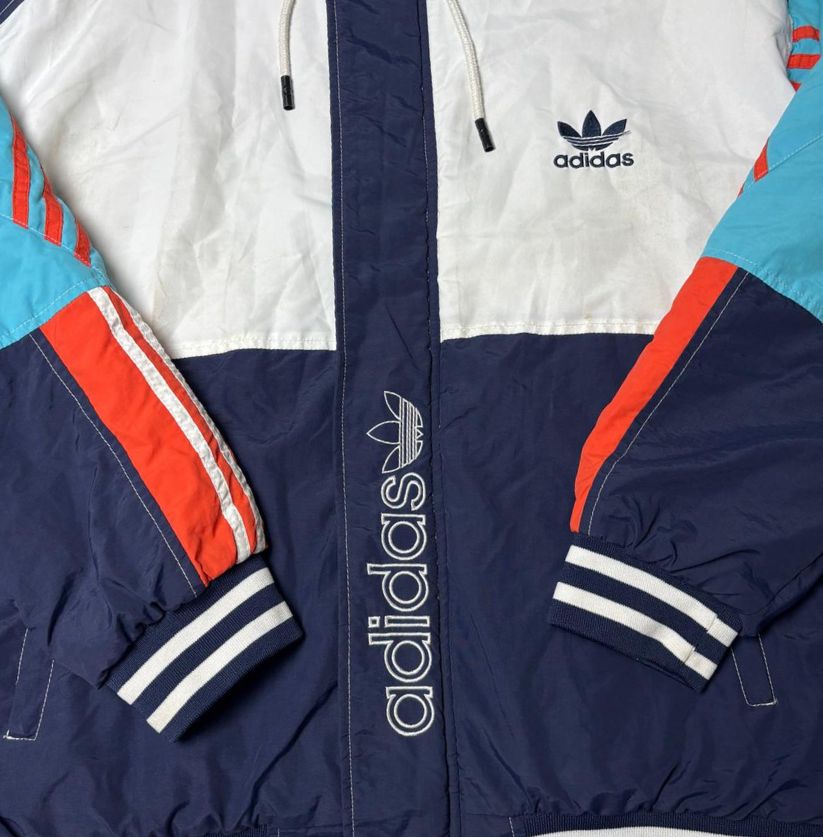 Adidas Waterproof Windbreaker Jacket with Hood