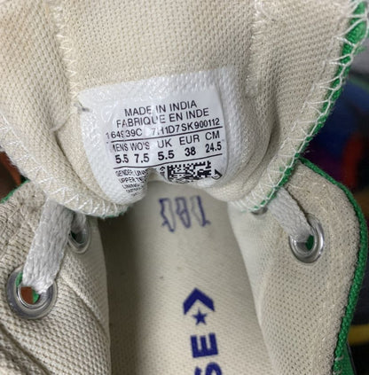 Converse Low Top Green Sneakers