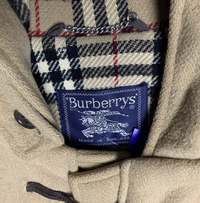 Burberry Vintage Camel Wool Duffle Coat