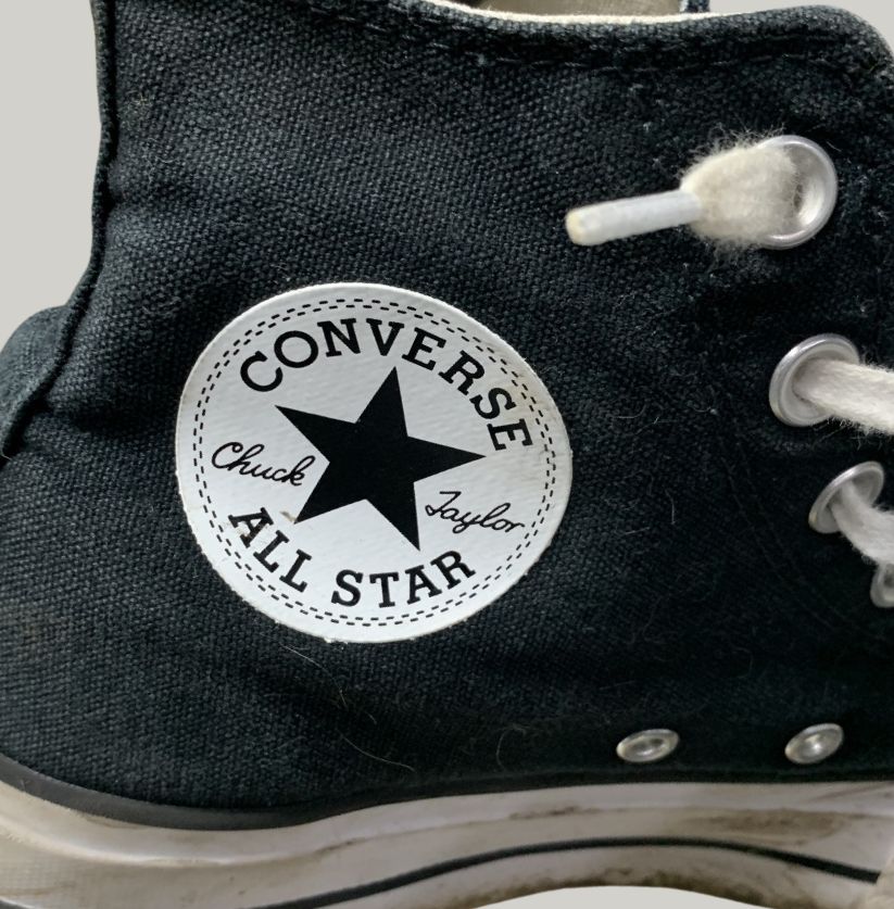 Converse All Star Platform High Top Black Sneakers