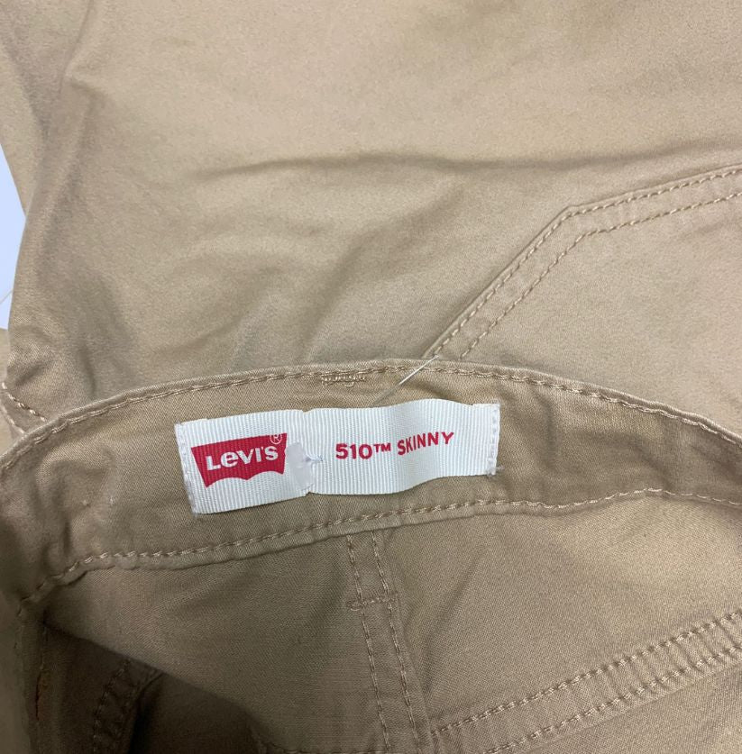 Levi's label on a beige garment