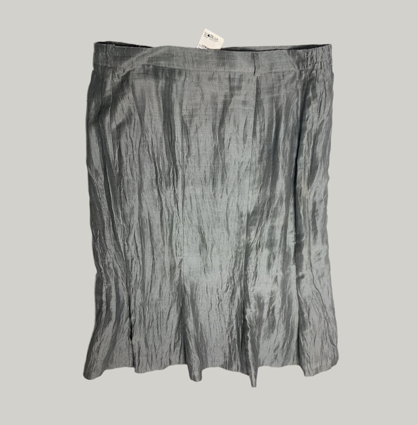 MARCONA Grey Crinkle Fabric Co-ord Set