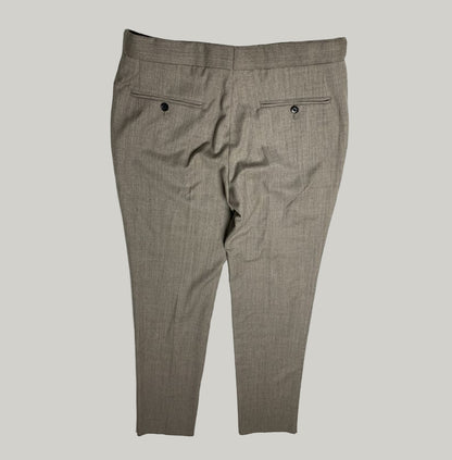 REISS Grey Wool-Blend Suit Jacket and Trousers