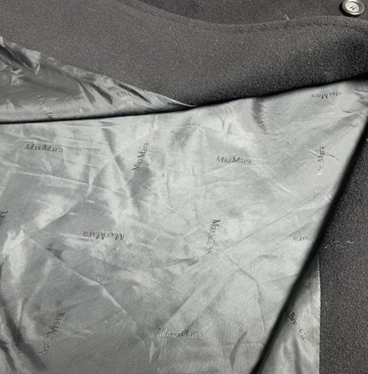 Max Mara Black Double-Breasted Coat