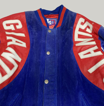 G-III & Carl Banks Suede and Leather Varsity Jacket