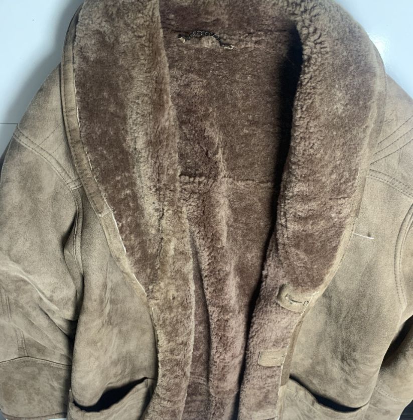 Vintage Two-Tone Sheepskin Jacket