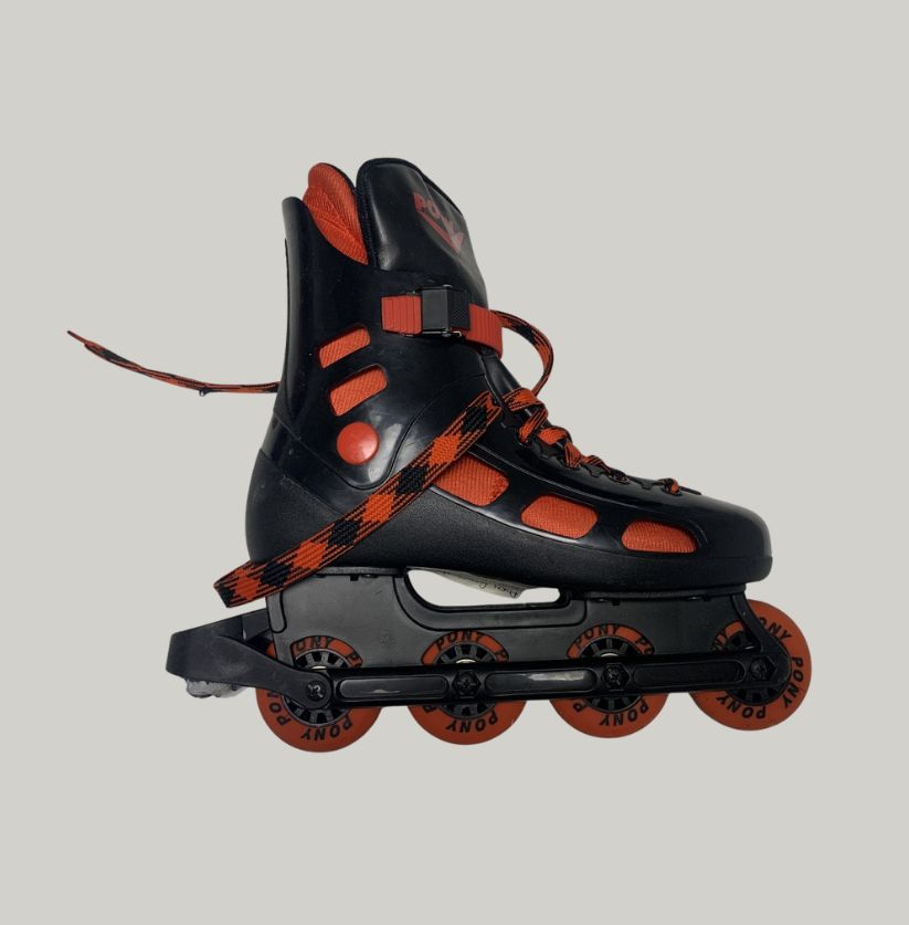 Pony Freeskater II Black & Orange Skates