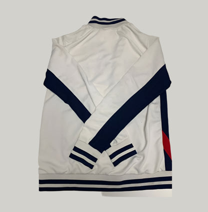 FILA White & Navy Blue Track Jacket