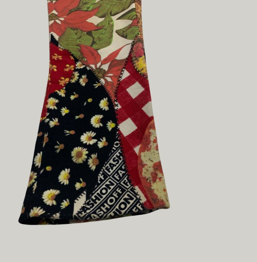 Vintage Moschino Multi-Pattern Trousers