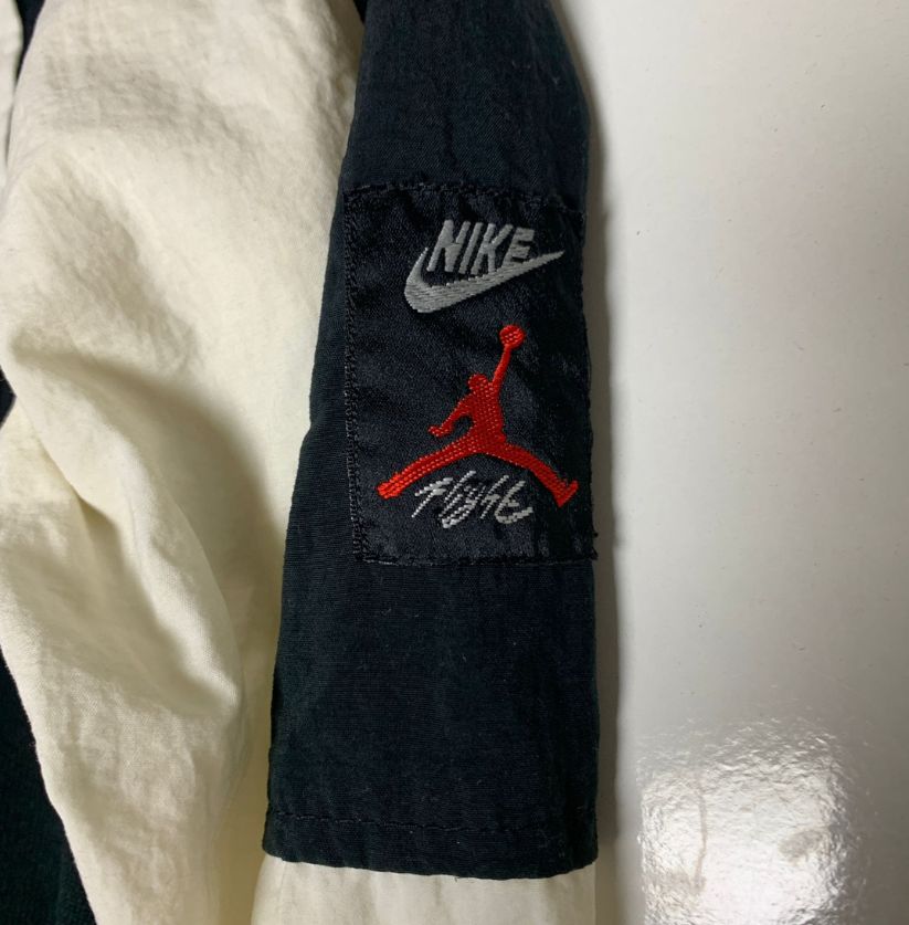 Nike Track Jacket in Cream & Black