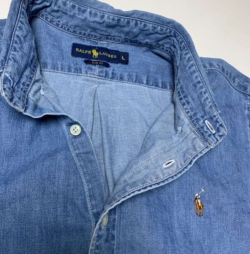 Men's Ralph Lauren Denim Shirt Slim Fit