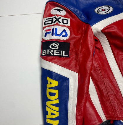 Vintage Fila x Ducati Racing Leather Jacket