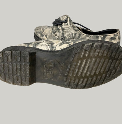 Dr. Martens 1461 Low Top Shoes Floral Rose Print