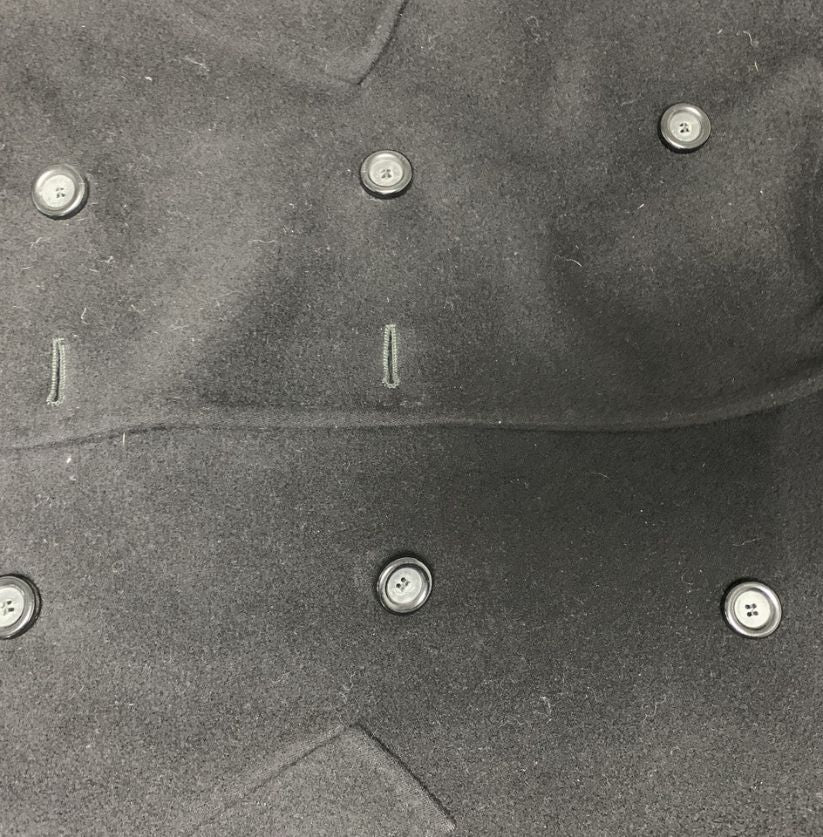 Max Mara Black Double-Breasted Coat