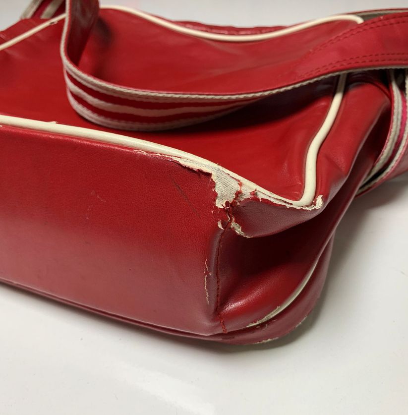 Vintage Adidas Shoulder Bag in Red & Blue