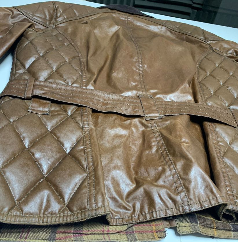 Barbour International Quilted Waxed Jacket