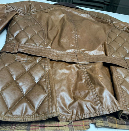 Barbour International Quilted Waxed Jacket