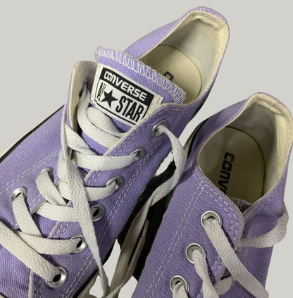 Lilac Converse Chuck Taylor Low Top Sneakers