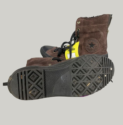 Converse Brown Suede High-Top Sneakers