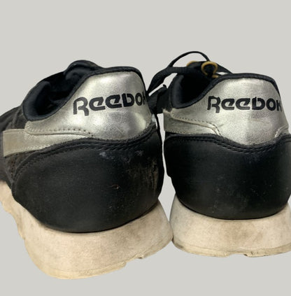Reebok Classic Leather Athletic Black Sneakers